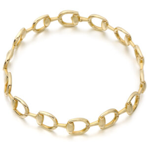 9ct Gold Horse Bit Bracelet-B4